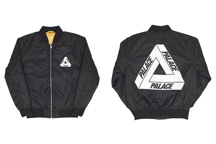 Palace Skateboard White Logo - Palace Skateboards Thinsulate Bomber Jackets