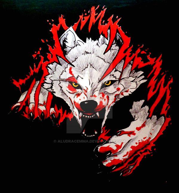 Red White Wolf Logo - R.I.P White Wolf - Drawing by Aludracemma on DeviantArt