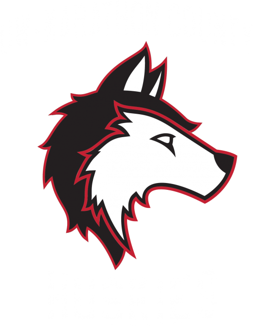 Red White Wolf Logo - UW-Marathon County Husky Logo | University of Wisconsin-Marathon County