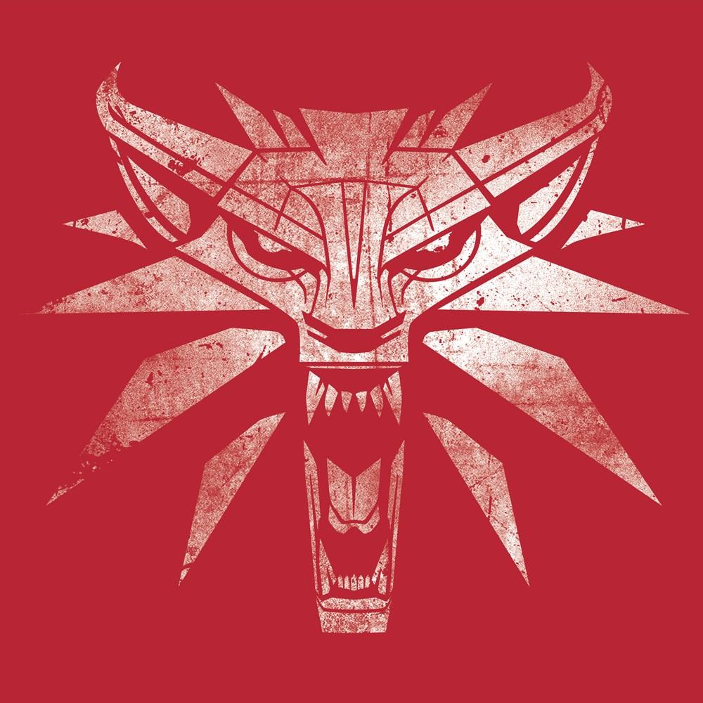 Red White Wolf Logo - The Witcher 3 White Wolf T-shirt - Fancy T-shirts