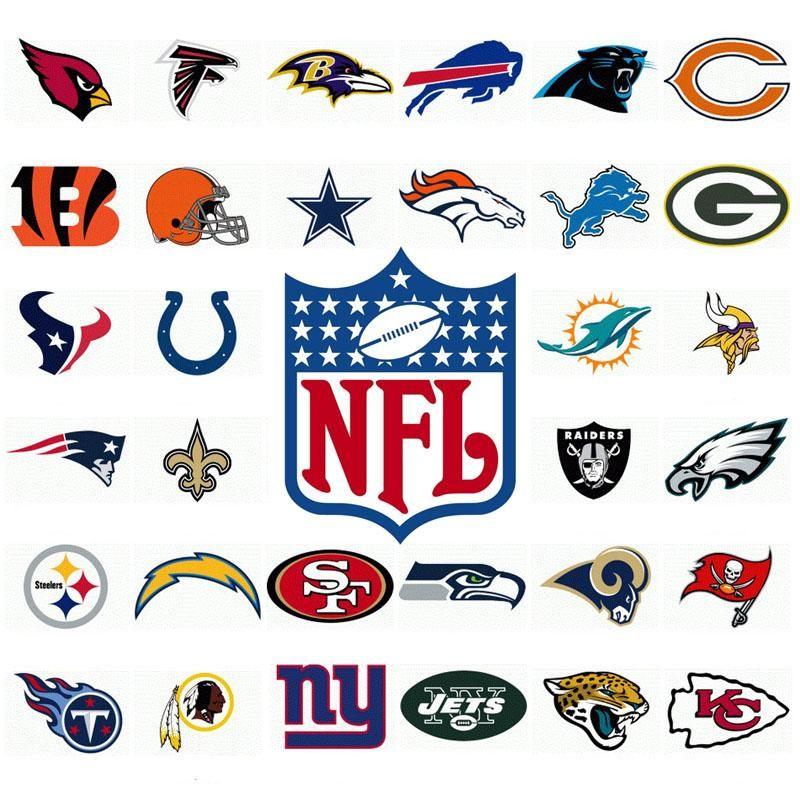 All NFL Logo - 32 PCS 