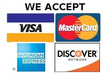 We Accept Credit Cards Logo - Point Pay