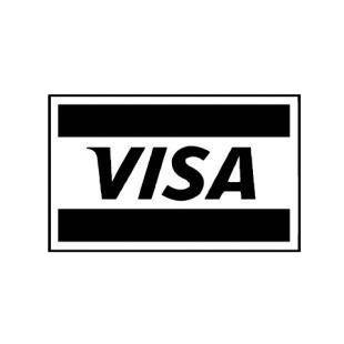 White Visa Logo - Visa logo famous logos decals, decal sticker