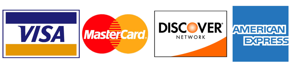 We Accept Credit Cards Logo - Schedule Now