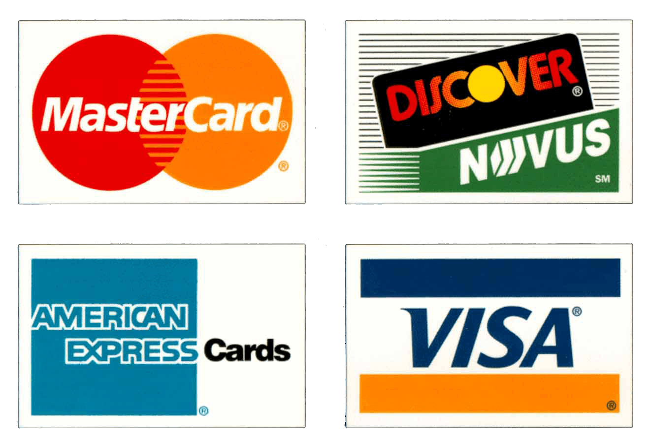 We Accept Credit Cards Logo - Gallery Page