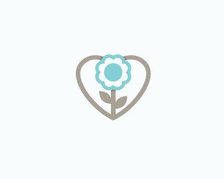 Heart Flower Logo - Love Flower Designed by LogoPick | BrandCrowd