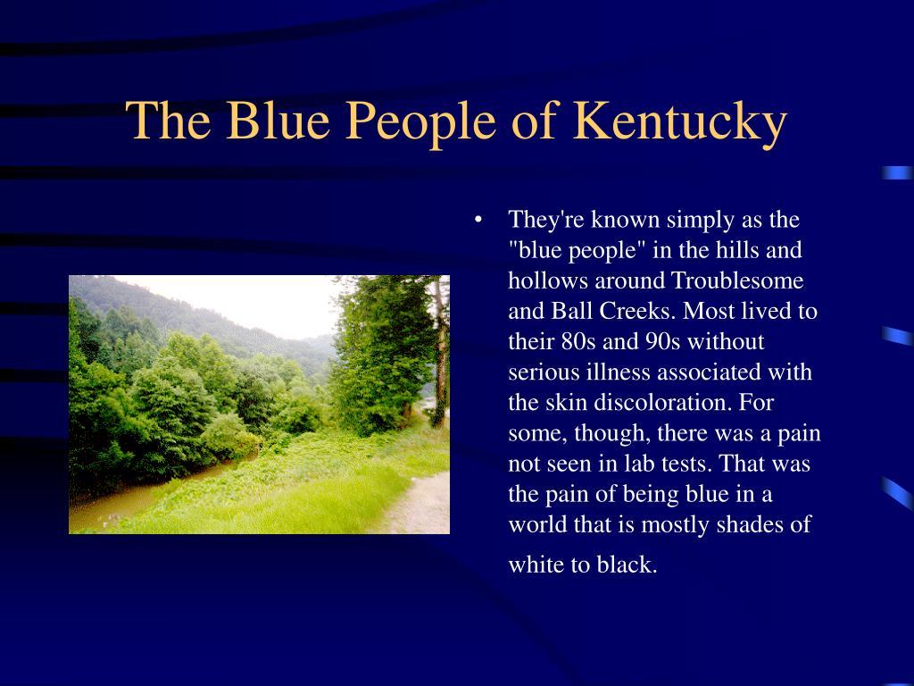 White and Blue People Logo - PPT - The Blue People of Kentucky PowerPoint Presentation - ID:3197302
