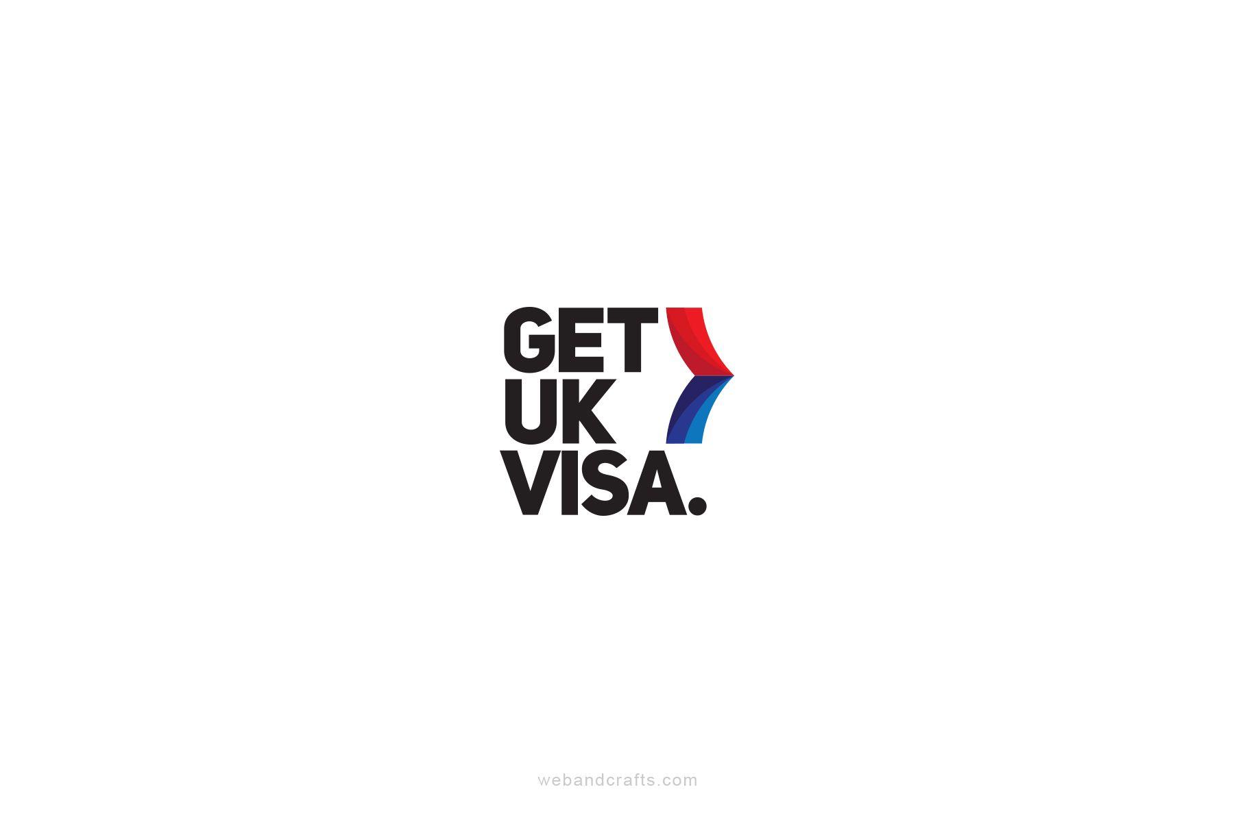 White Visa Logo - get uk visa logo