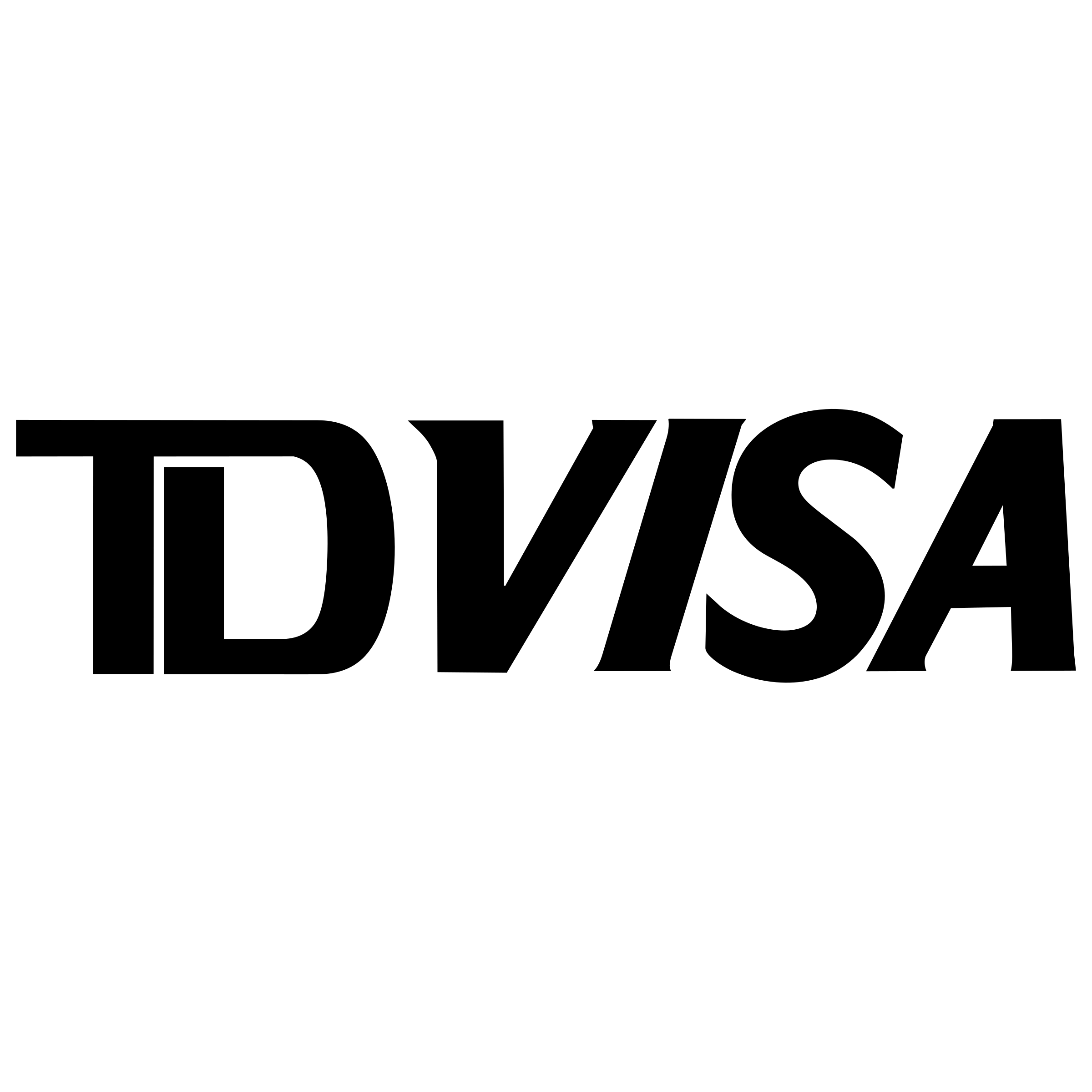 White Visa Logo - TD VISA Logo PNG Transparent & SVG Vector - Freebie Supply