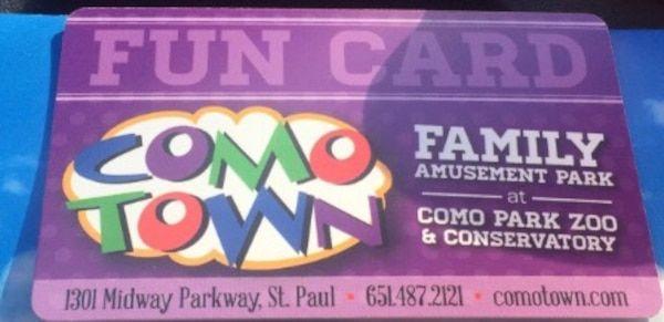 Como Town Logo - Used Como Town fun card in Maplewood