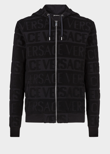 Black and Gold Versace Logo - Versace Sweatshirt for Men | Official Website
