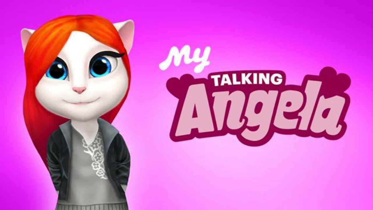 My Talking Angela Logo - My Talking Angela Android Gameplay #1 - YouTube