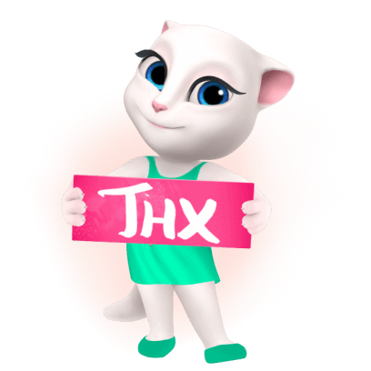 My Talking Angela Logo - My Talking Angela by Outfit7 Limited