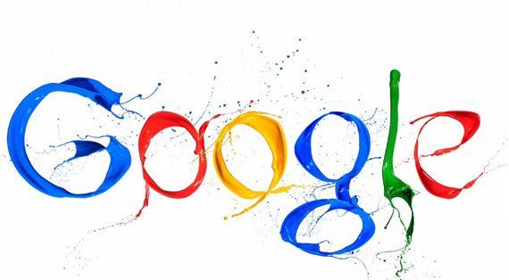 Creative Google Logo - Google Doodle with Paint Splashes: Creative Photo Project