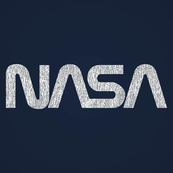 White NASA Logo - Retro Nasa Logo Men's Tall T-Shirt | Donkey Tees