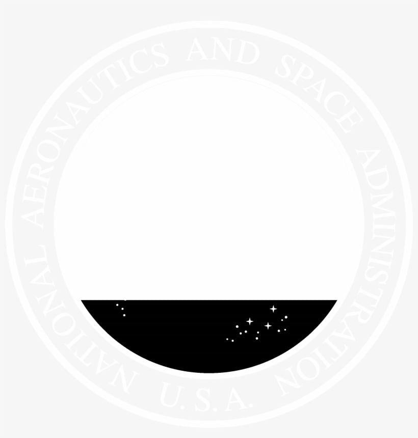 White NASA Logo - Nasa Logo Black And White - Circle Transparent PNG - 2400x2400 ...