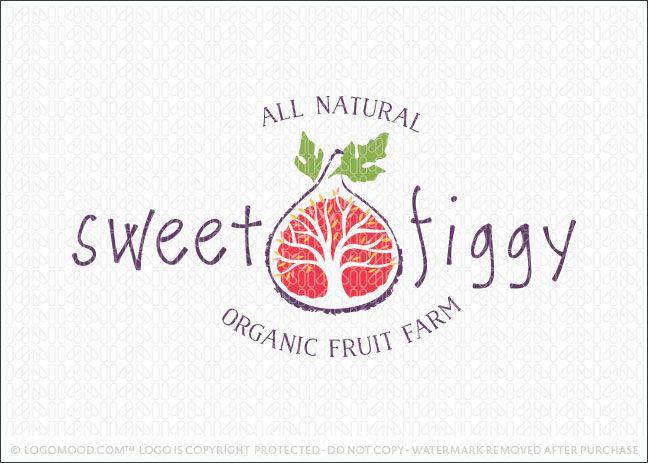 Fig Logo - Readymade Logos for Sale Sweet Figgy Farms | Readymade Logos for Sale