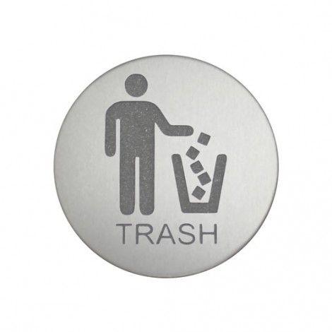 Trash Logo - Trash Logo Anodized Aluminum