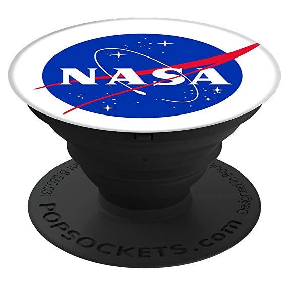 White NASA Logo - Amazon.com: Fuzewear - NASA NASA Logo White PopSockets Stand for ...