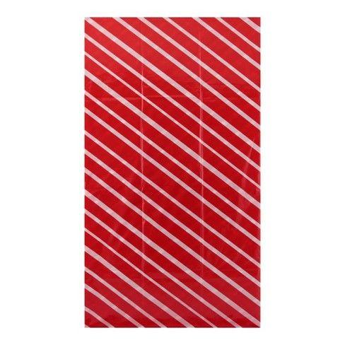 Red White Diagonal Rectangle Logo - Gift Bag Red/ White Diagonal Stripe™