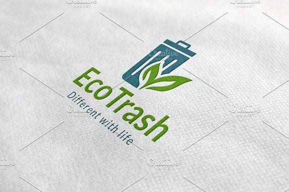 Trash Logo - Eco Trash Logo ~ Logo Templates ~ Creative Market