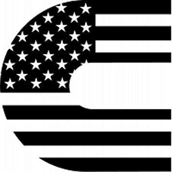American Flag Cummins Logo - Cummins American Flag Vinyl Decal Compatible with Dodge