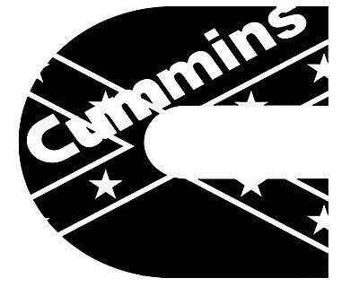 American Flag Cummins Logo - CUMMINS DODGE MOPAR American Flag Decal Sticker Vinyl Graphic