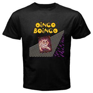 Oingo Boingo Logo - New Oingo Boingo Cat Logo New Wave Rock Band Men's Black T Shirt