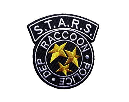 BLK Logo - Resident Evil S.T.A.R.S. Raccoon Police Blk Logo Patch: Amazon.co.uk ...