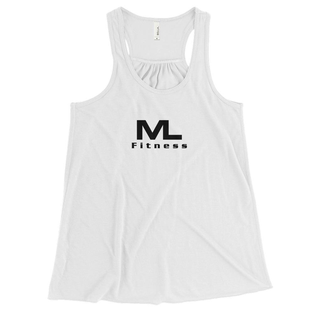 BLK Logo - MLF Women's Racerback Tank(Blk Logo) – Matt Lane Fitness Store