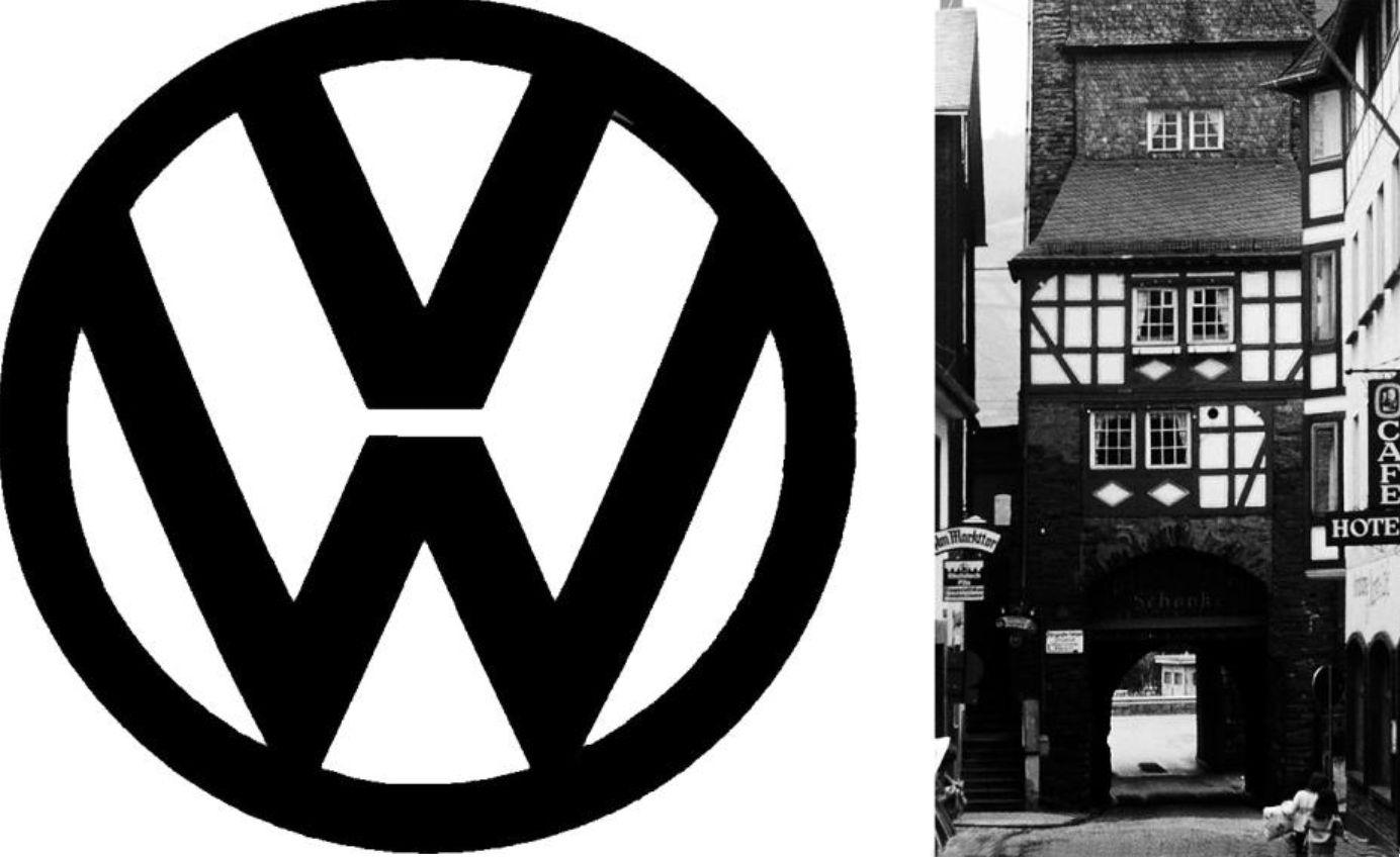 1939 Volkswagen Logo - Vw black and white Logos