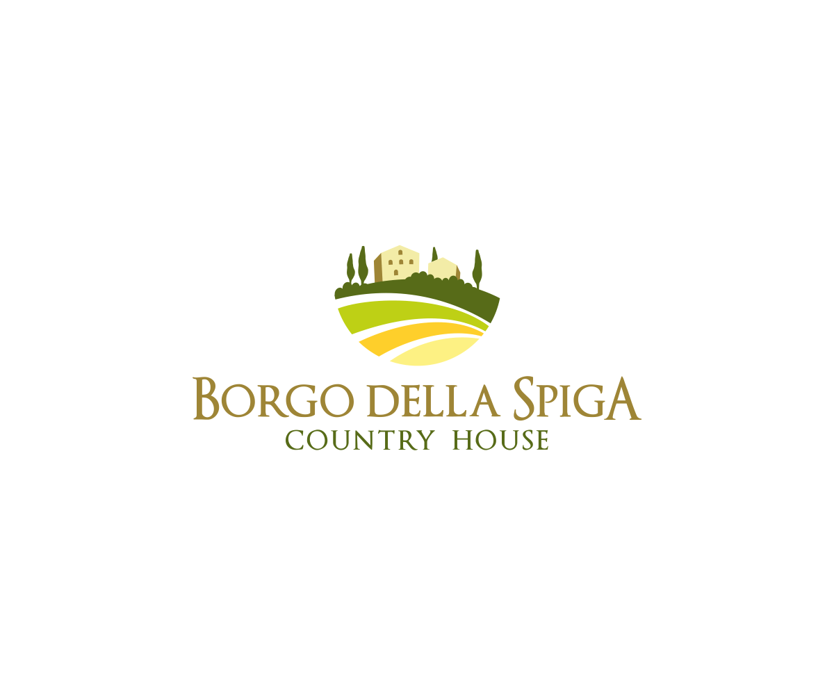 Modern Country Logo - Elegant, Modern, Accommodation Logo Design for Borgo della Spiga