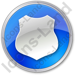The Police Circle Logo - Police Badge Circle Blue Icon, PNG/ICO Icons, 256x256, 128x128 ...