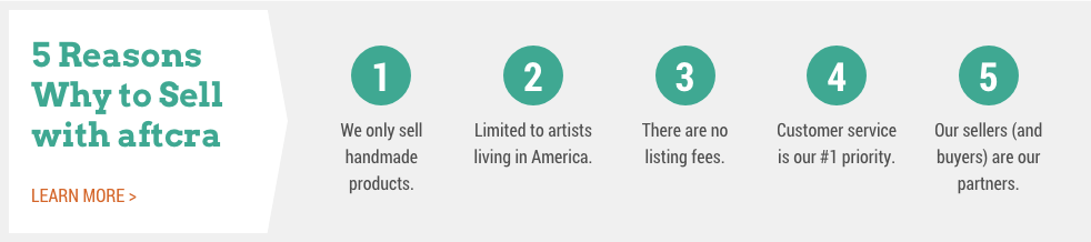 Aftcra Logo - 10+ Sites like Etsy to sell handmade crafts and grow your business
