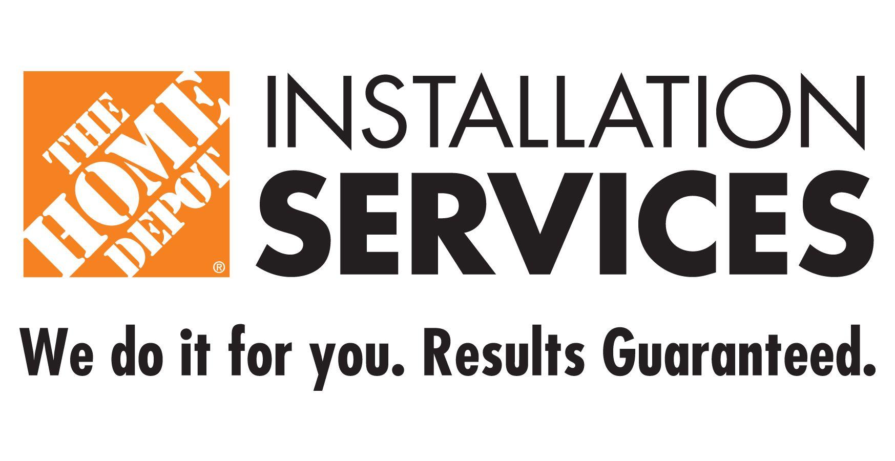 Home Depot Home Services Logo - Installation Services