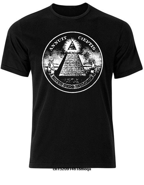 Illuminati Logo - Gildan funny t shirts Classic Illuminati Logo The Work Is Never