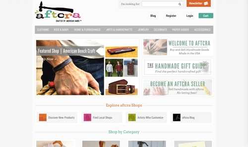 Aftcra Logo - 15 Marketplaces for Handmade Goods | Practical Ecommerce