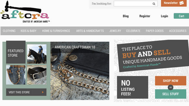 Aftcra Logo - 6 Ways to Sell Your Crafts Online and Make Money