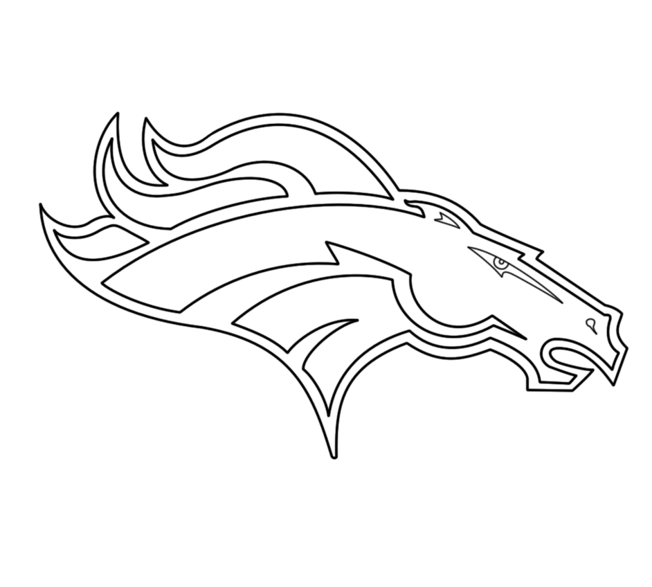 Black and White Broncos Logo - Ford Broncos Black And White Logo Png Images