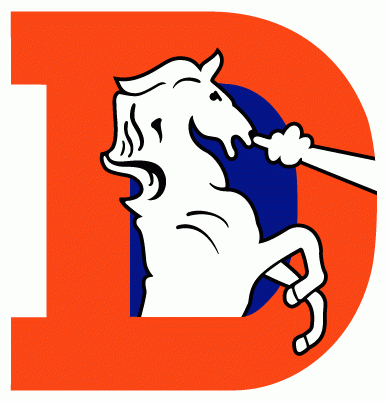 Black and White Broncos Logo - Denver Broncos Primary Logo - National Football League (NFL) - Chris ...