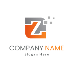 Gray and Orange Logo - Free Z Logo Designs | DesignEvo Logo Maker