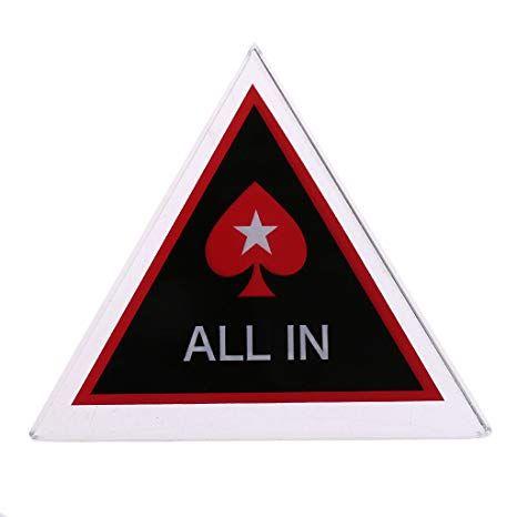 Red Triangle Sports Logo - Amazon.com : Fityle Crystal Dealer Button Chip Pokerstars Pressing ...