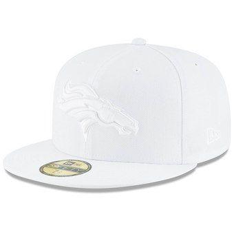 Black and White Broncos Logo - Denver Broncos Hats: Denver Hat, Broncos Caps: CBS