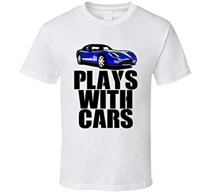 Cool TVR Logo - Blue 2006 TVR Tuscan Plays with cars cool Car T Shirt XXXX-L: Amazon ...