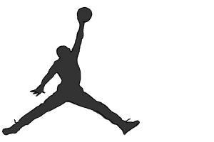 Black Jordan Logo - How to Draw Jordan, Jumpman Logo - DrawingNow