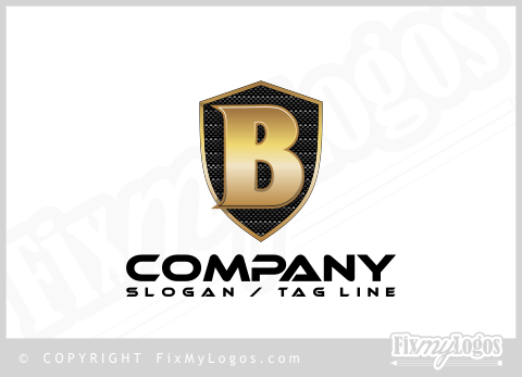 A F Inside Shield Logo - Letter B inside Shield Logo | Letter Logos | Letter logo, Lettering ...