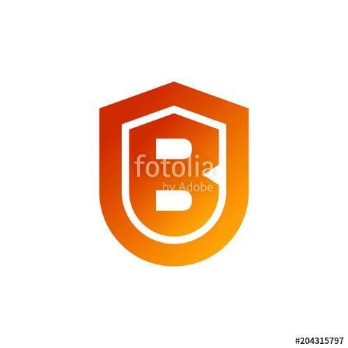 A F Inside Shield Logo - Letter A inside b Gradient Shield Logo