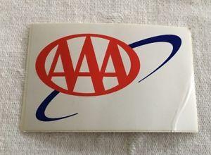 American Automobile Car Logo - AAA American Automobile Association Bumper Sticker Window Decal Auto ...