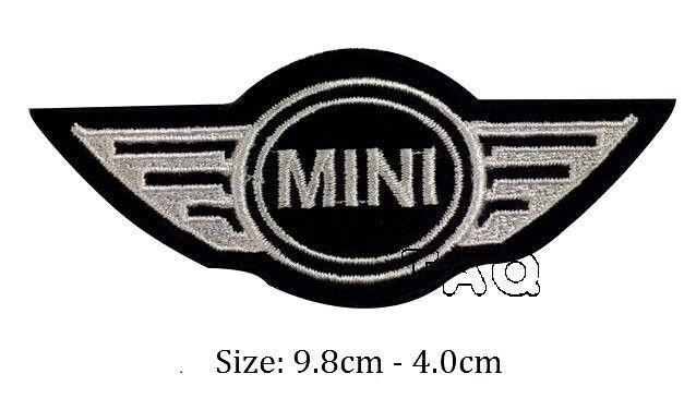 Mini Cooper Car Logo - Mini Cooper Logo Racing Biker Car Embroidered Iron on Patch Badge