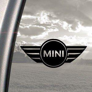 Mini Cooper Car Logo - Mini Cooper Black Decal Car Truck Bumper Window Sticker: Amazon.co